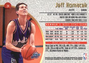1997-98 Bowman's Best - Refractors #24 Jeff Hornacek Back