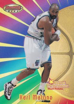 1997-98 Bowman's Best - Refractors #97 Karl Malone Front