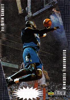 1997-98 Collector's Choice - You Crash the Game Scoring Exchange #R16 Kevin Garnett Front