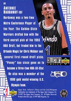 1997-98 Collector's Choice - You Crash the Game Scoring Exchange #R19 Anfernee Hardaway Back