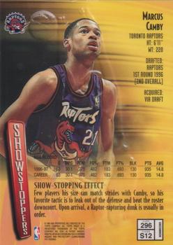 1997-98 Finest - Embossed #296 Marcus Camby Back