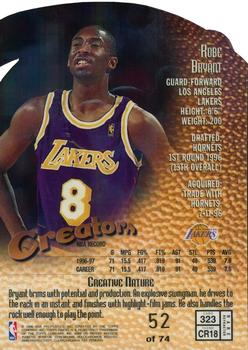 1997-98 Finest - Embossed Refractors #323 Kobe Bryant Back