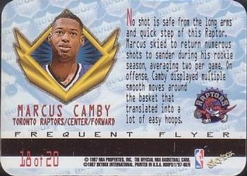1997-98 Hoops - Frequent Flyer Club Upgrade #18 Marcus Camby Back