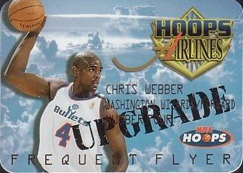 1997-98 Hoops - Frequent Flyer Club Upgrade #20 Chris Webber Front