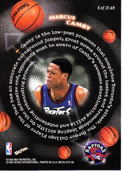 1997-98 Metal Universe Championship - All Millenium #6AM Marcus Camby Back