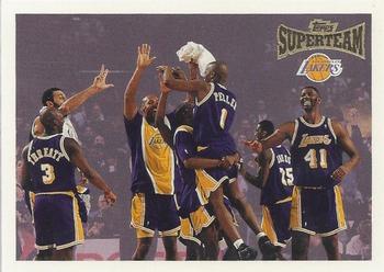 1996-97 Topps - Super Teams #NNO Los Angeles Lakers Front