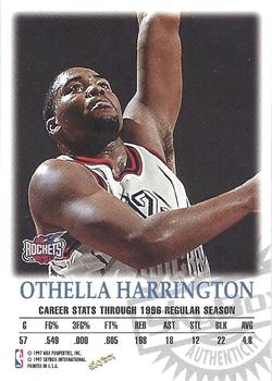 1997-98 SkyBox Premium - Autographics #NNO Othella Harrington Back