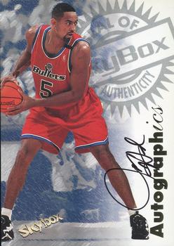 1997-98 SkyBox Premium - Autographics #NNO Juwan Howard Front