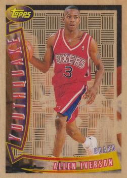 1996-97 Topps - Youthquake #YQ1 Allen Iverson Front