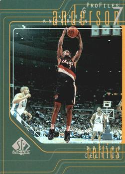 1997-98 SP Authentic - ProFiles Level 1 #P36 Kenny Anderson Front