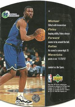 1997-98 SPx - Bronze #10 Michael Finley Back