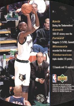 1997-98 SPx - Bronze #25 Kevin Garnett Back