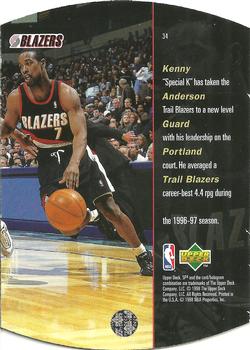 1997-98 SPx - Bronze #34 Kenny Anderson Back