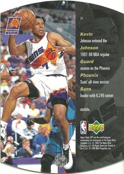1997-98 SPx - Bronze #31 Kevin Johnson Back
