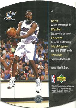 1997-98 SPx - Bronze #50 Chris Webber Back