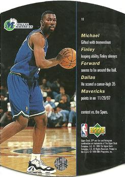 1997-98 SPx - Sky #10 Michael Finley Back