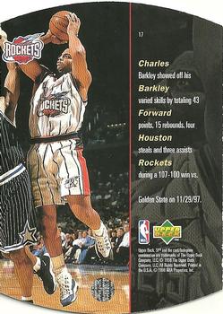 1997-98 SPx - Sky #17 Charles Barkley Back