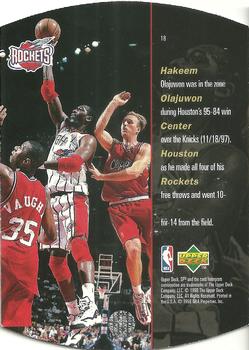 1997-98 SPx - Sky #18 Hakeem Olajuwon Back