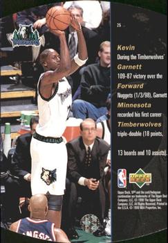 1997-98 SPx - Sky #25 Kevin Garnett Back