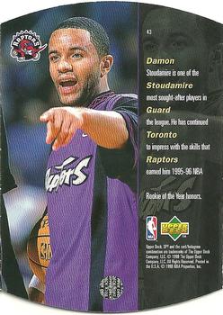 1997-98 SPx - Sky #43 Damon Stoudamire Back