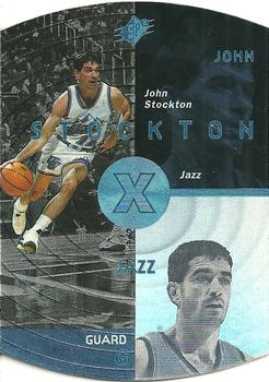 1997-98 SPx - Sky #45 John Stockton Front