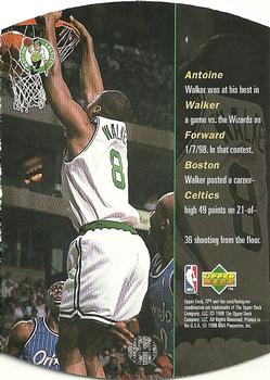 1997-98 SPx - Sky #4 Antoine Walker Back