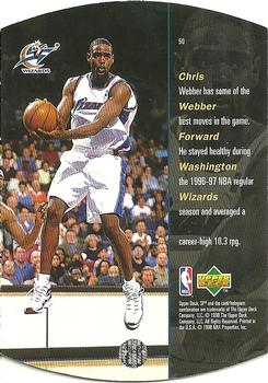 1997-98 SPx - Sky #50 Chris Webber Back