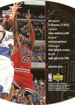 1997-98 SPx - Sky #6 Michael Jordan Back
