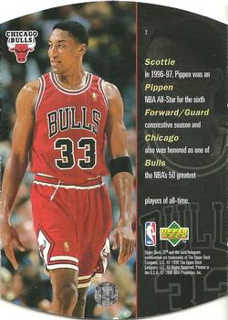 1997-98 SPx - Sky #7 Scottie Pippen Back
