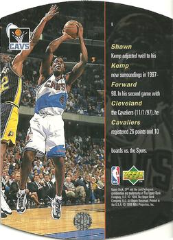 1997-98 SPx - Sky #9 Shawn Kemp Back