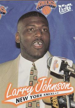 1996-97 Ultra #73 Larry Johnson Front