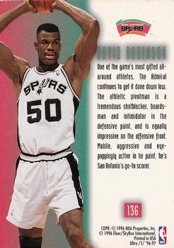 1996-97 Ultra #136 David Robinson Back