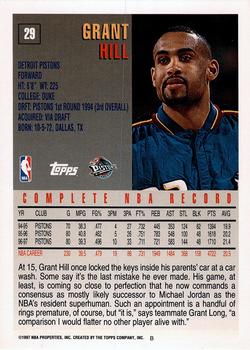 1997-98 Topps - O-Pee-Chee #29 Grant Hill Back
