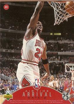 1997-98 Upper Deck - Jordan Air Time #AT4 Michael Jordan Back