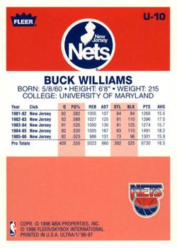 1996-97 Ultra - Ultra Decade #U-10 Buck Williams Back