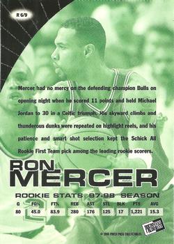1998 Press Pass - Real Deal Rookies #R6 Ron Mercer Back
