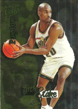 1996-97 Ultra - Give and Take #7 Gary Payton Front