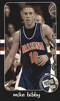 1998 Press Pass Double Threat - Retros #RT-2 Mike Bibby Front