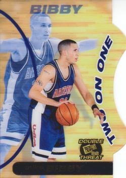 1998 Press Pass Double Threat - Two-On-One #TO7 Mike Bibby Front