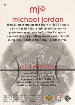 1998 Upper Deck MJx #38 Michael Jordan Back