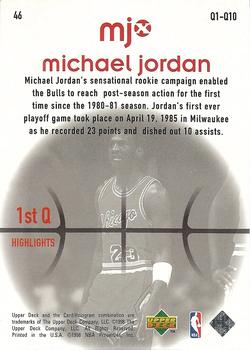 1998 Upper Deck MJx #46 Michael Jordan Back