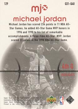 1998 Upper Deck MJx #129 Michael Jordan Back