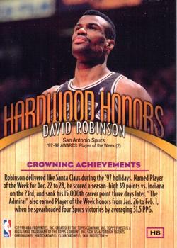 1998-99 Finest - Hardwood Honors #H8 David Robinson Back