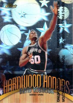 1998-99 Finest - Hardwood Honors #H8 David Robinson Front