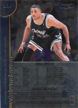 1998-99 Finest - No Protector #23 Nick Anderson Back