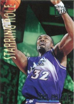 1996-97 Ultra - Starring Role #6 Karl Malone Front