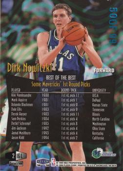 1998-99 Flair Showcase - Legacy Collection Row 2 #16L Dirk Nowitzki Back