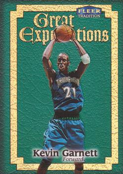 1998-99 Fleer Tradition - Great Expectations #5 GE Kevin Garnett Front