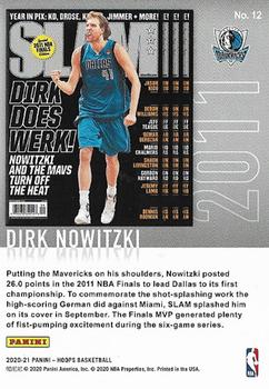2020-21 Hoops Winter - Slam #12 Dirk Nowitzki Back