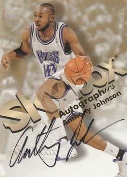 1998-99 SkyBox Premium - Autographics #NNO Anthony Johnson Front